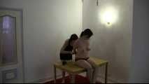 Afsana brutally Hogtied