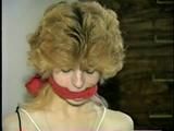 18 Yr OLD CUTIE FACE TERRI IS MOUTH STUFFED, CLEAVE GAGGED, CROTCH ROPED & TIED UP WEARING LINGERIE TO A CHAIR (D53-1)