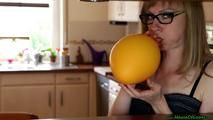 Ballon under Druck (ängstliche Marie)