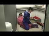 Get 2 Videos with Maggy and Jill enjoying Bondage in their shiny nylon Rainwear from our Archives 2012