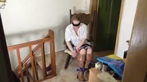 Ginger tied with towels 2/2