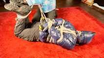 Sébastien's extremely hard breathplay in hogtie.