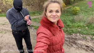 A walk in #neckiron in the nature - #BDSMoutdoors