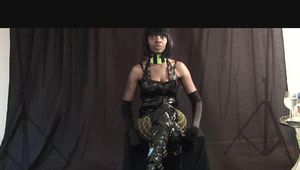 Latex boot worship humiliation 