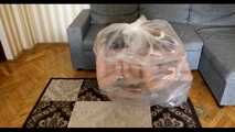 Bekki and Kelly - escape from clear plastic bag (video)