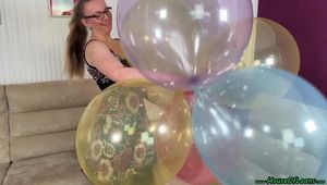 ballooncluster of six P18 and five pump2pops, one blow2pop P18