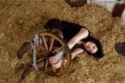 Trixi is tied up in the barn - Part 2