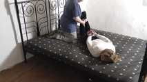 her first tapehogtie 1/3