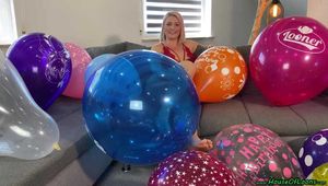 chubby girlffriend popping your balloons