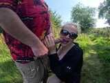 Outdoor Blowjob. Old man seduces me. EGON KOWALSKI