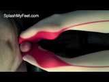 Stockings footjob