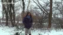 020168 Kathy Melts The Snow With Hot Pee