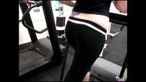 Teen Barbie In The Gym - Playing With Her Tits