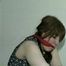 42 Yr OLD DIANE TIGHTLY TIED & GAGGED AT FOOT OF BED (D23-11)