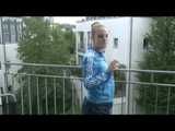 Join SEXY JENNY lingering and shopping outdoor wearing a sexy shiny nylon rain pants and a rain jacket coming home and change clothes (Video)