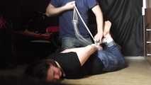 Michelle hogtied and tickled