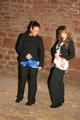 Stella and Leonie in a cellar wearing sexy shiny nylon shorts under their jeans (Pics)