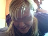 Hogcuffed and tickling feet