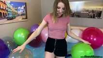 girlfriend pops your balloons while speaking in english