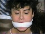 18 Yr OLD LATINA MOUTH STUFFED, CLEAVE GAGGED, BALL & HOG-TIED HOSTAGE (D29-1)