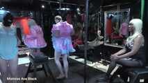 Three naughty sissies get spankies
