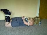 Reading in a hogtie 2/2