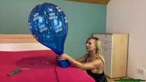 multiple inflating with pump and pump2pop five balloons