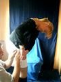 Wearing chinese Hand-and Legcuff-Combo