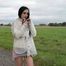 Unser neues Model Miss Amira in transparenter Hunter Regenjacke und Lackshorts