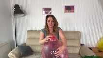popping 20 balloons with the lighter