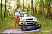 Dana & La Pulya - Hitchhiker's peril. (BTS)