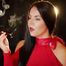 Seductive woman Tanya adores smoking a 120mm cigarette with a holder