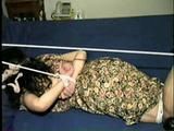 33 Yr OLD AMERICAN INDIAN DOCTOR HOG-TIED & ACE BANDAGE GAGGED (D19-16)