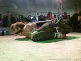 Only Yvette can be hogtied like this !