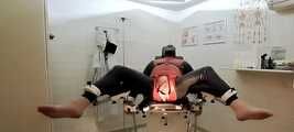 Tickled on the gynecological chair