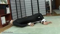Lycra hogtied video part 1