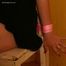 Hot Brunette Damsel Chair Tied