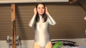 Anja - Lycra, Fur & Chastity Belt (DVD-Quality)