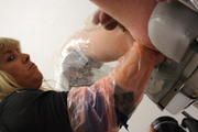 anal fisting mistress fisting slave on the Gynchair Part 8