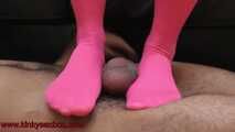 Ball trampling filming slave