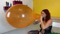 Blow2Pop orange TT17 in lingerie