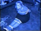 3rd GRADE TEACHER BALL-TIED & ACE BANDAGE GAGGED (D19-1)
