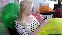 balloon cluster pop with scissors