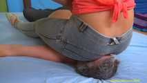Isabella's round jeans-ass for your face