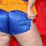 ***HOT HOT HOT JILL DIAMOND*** wearing a sexy bra and a shiny nylon shorts and putting on a life jacket enjoying the feeling of the straps (Pics)