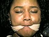 33 YEAR OLD BLACK NURSE GETS ACE BANDAGE CLEAVE & OTM WRAPPED GAGGED & HANDGAGGED (D48-14)