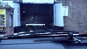 Candy LUVV gets naked in the carwash