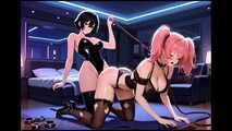 GoL Anime lesbian BDSM mistress domination