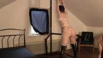 Dark Nuts Live: Rough action with flogger and blowjob