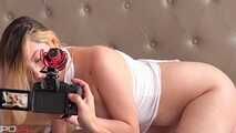 Amateur latina teen Alicia first porn scene 